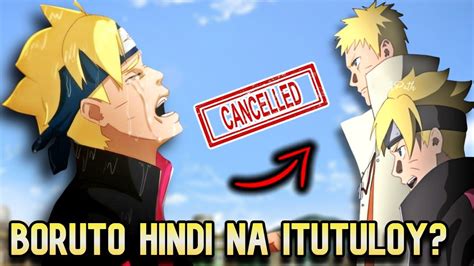 boruto anime cancelled|has boruto manga ended.